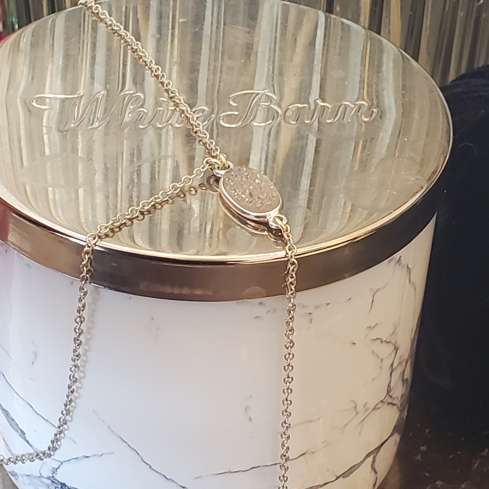 Druzy vintage necklace